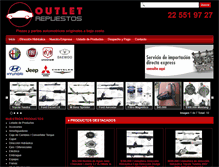 Tablet Screenshot of outletrepuestos.cl